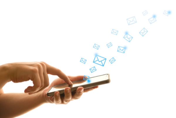 sending emails on smart phone